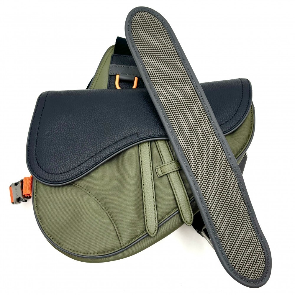 Dior Homme Body Bag Sacai Saddle Bag Nylon Khaki Black